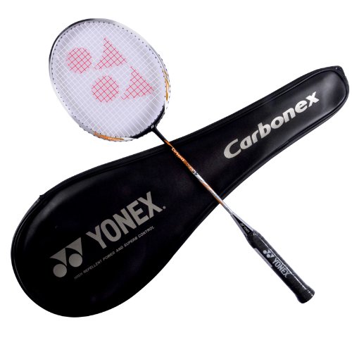 YONEX Carbonex 6000DF Badminton Racquet, Strung with Full Cover