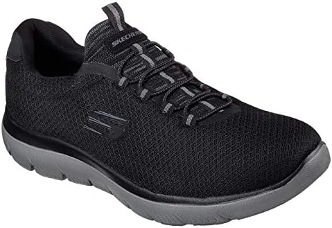 Skechers Men's Summits Trainers, Black Black Charcoal, 11 | Image 2
