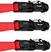 3 Pack Zoomable Long Range Red Hunting Light Flashlight Torch with Clip for Hunting, Detection, Night Observation - Black