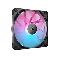 CORSAIR iCUE Link RX140 RGB 140mm PWM Fan - Magnetic Dome Bearing - Single Fan - Black