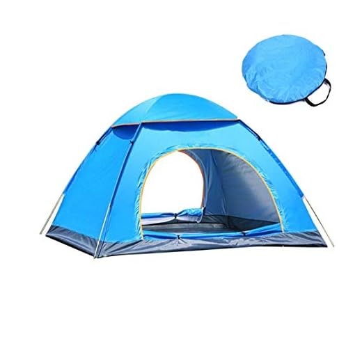 Tienda automática instantánea para 3-4 personas, tienda de campaña portátil impermeable a prueba de viento, protector solar UV para jardín casero/camping/pesca