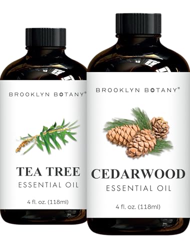 Aceites Esenciales Tea Tree & Cedarwood 4 Fl Oz Pack 2