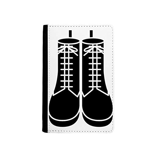 Portefeuille de voyage homme anti-perte documents motif silhouettes bottes hautes zippé