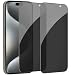 Produktbild für iPhone 15 Pro Sichtschutz Panzerglasfolie, [2 Stück] Anti Spy Displayschutzfolie,Privatsphäre Schutzfolie 9H Härte Gehärtetes Glas Folie Blasenfrei Blickschutzfolie