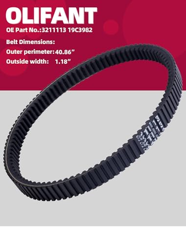 Image of 3211113 Drive Belt for Polaris Sportsman 450 500 570 800 /Sportsman SP 570 2015-19 /Sportsman Touring 570 2014-23 /Ranger Crew 500 2011-13 /Ranger Crew 800 2014 /RZR 800 2008-14 /19C3982