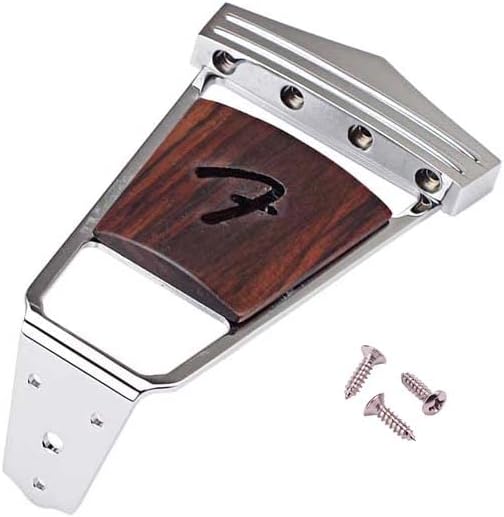 4 String Guitar Trapeze Tailpiece Bridge for Jazz Archtop Guitar Replacement