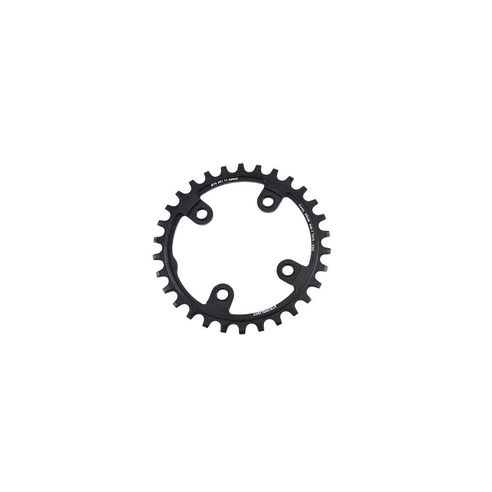 Plateau vtt mono diam 76 exter 36dts noir 4 branches alu 7075 Plateau vtt mono diam 76 exter 36dts noir 4 branches alu 7075
