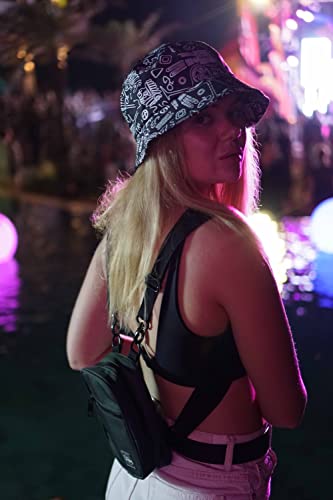 Image of Crossbody Sling Bag for Women Men 5in1 Multi-Use from Recycled Polyester Belt Bag Cross Body Backpack Fanny Pack Purse