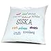 Produktbild digital print Kopfkissen mit Namen Siska - Motiv Positive Eigenschaften, 40 cm, 100% Baumwolle, Kuschelkissen, Liebeskissen, Namenskissen, Geschenkidee, Deko