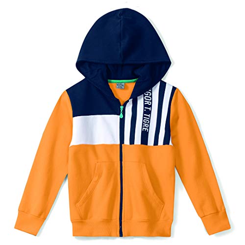 Agasalho de moletom Fun, Tigor T. Tigre, meninos, Azul/Amarelo, 2