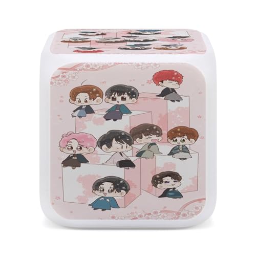 Snowman 目黒蓮 ラウール 岩本照 深澤辰哉 佐久間大介 目覚まし時計 多機能 カラーチェンジ 循環変色 時間温度ダブル表示 プレゼント 萌え かわいい 時間を決める 時間どおりに起こす