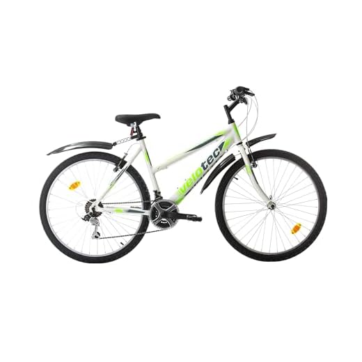 Multibrand Probike 6th Sense 26" VTT 18 Vitesses pour Fille et Femme, Convient de 155 à 175 cm (Blanc et Vert)