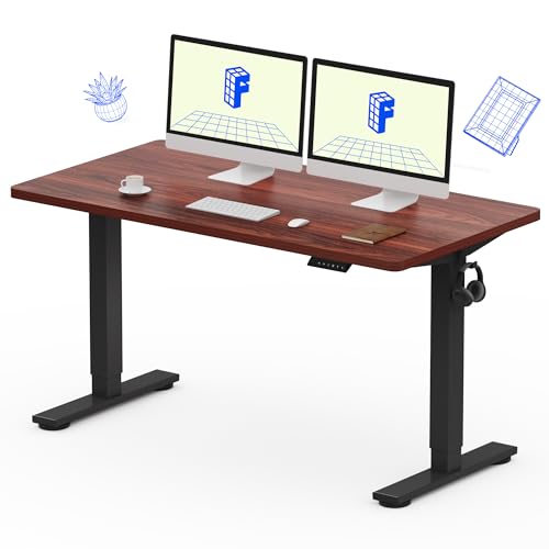 FLEXISPOT EN1 One-Piece Standing Desk with 1-Inch Thick Desktop, 55"x28"