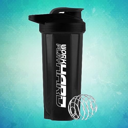 COOL INDIANS WORKHARD Shaker Bottle Black - Image 7