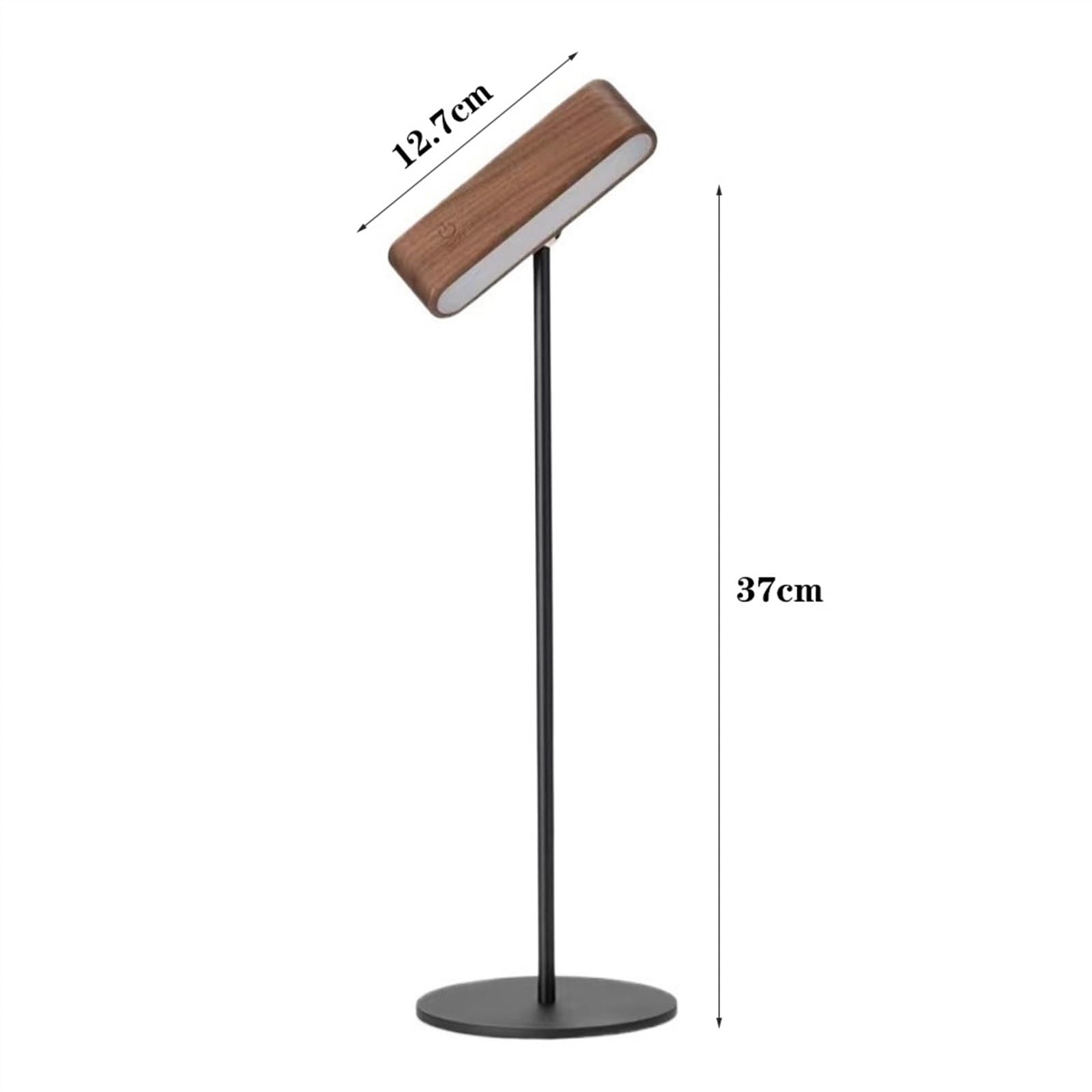 Lampade da lavoro Lampada da scrivania in legno, lampada da scrivania moderna dimmerabile, luci da scrivania a LED con controllo touch, con lampada da parete ruotabile a 360° USB magnetica ricaricabil
