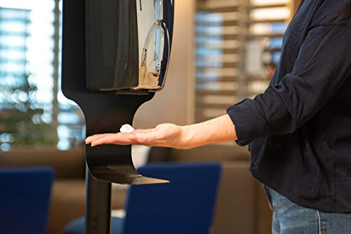 Image of Rubbermaid Commercial Products AutoFoam Dispenser, Automatic Touch Free Wall Mounted Soap and Sanitizer Dispenser, Hand Sanitizer Dispenser, Black /Black Pearl