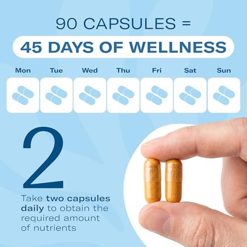 TrueSeaMoss Sea Moss Capsules – Immune Support – Sea Moss, Vitamin C, D3, Elderberry, Zinc, Turmeric, Astragalus – 180 Capsules (90 Servings) - 5