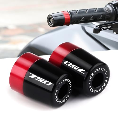 Modeer Poignée de Guidon pour H.onda CB750 H.ornet Toutes Années CB 750 Moto CNC Aluminium Extrémités de Guidon Plug Balance Pad cb 750 hor-net Accessoires...
