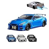 Hyper-car Alarm Clock,with Realistic Engine & Light Effects,with Crystal Clear LED Display Screen,Car Alarm Clock, Suitable Interior Decor(C)