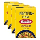 Barilla Protein+ (Plus) Penne Pasta,14.5 Ounce - plant based - Made from Lentils,Chickpeas & Peas -...