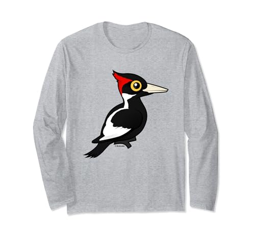 Ivory-billed Woodpecker Cute Cartoon Birdorable Bird Long Sleeve T-Shirt
