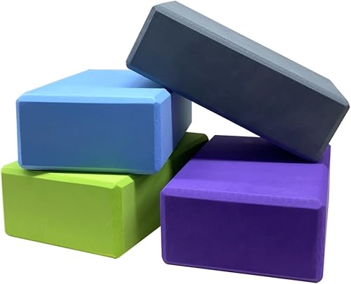 Miniatura 3 de 4 bloques de yoga de alta densidad EVA bloques de espuma de ladrillo de yoga para mejorar la fuerza, flexibilidad y equilibrio, superficie
