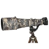 CHASING BIRDS Manteau de protection imperméable camouflage pour objectif Nikon AF S 600 mm F4 E FL ED VR (camouflage numérique, avec TC 2.0X (TC 20E III))