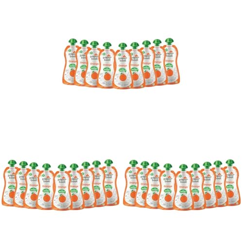 Image of Paper Boat Orange Juice, Enriched with Vitamin D, No Added Preservatives and Colours (Pack of 27, 150ml each)
