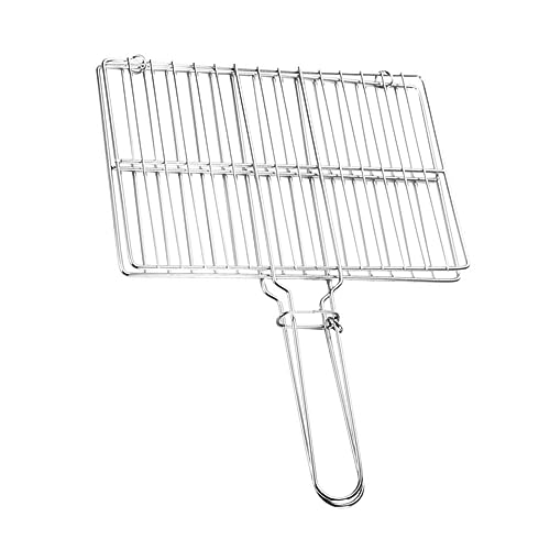 Abaodam Grilling Rack Grill Bbq Fish Grill Baskets Thickened Fish Rack Stainless Steel Bbq Supply