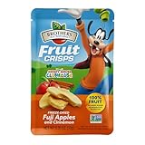 Brothers All Natural Disney Freeze Dried Fruit Crisps, Fuji Apple & Cinnamon, 0.35 Oz (Pack of 12), Made with 100% Fruit, Gluten Free, Soy Free, Vegan, Healthy Snack, Lunch Box Ready