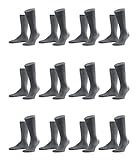 FALKE Herren Family Socken Strümpfe 14645 12er Pack, Sockengröße:39-42;Artikel:14645-3390 grey mel.