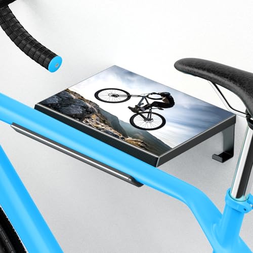 UNSTINCER Fahrrad Wandhalterung aus kaltgewalztem Stahl, bis 42cm Lenkerbreite, bis 5cm Rahmenbreite, 30kg Tragkraft, platzsparende für Rennrad RoadBike, für Garage Keller Wohnung (Männer)