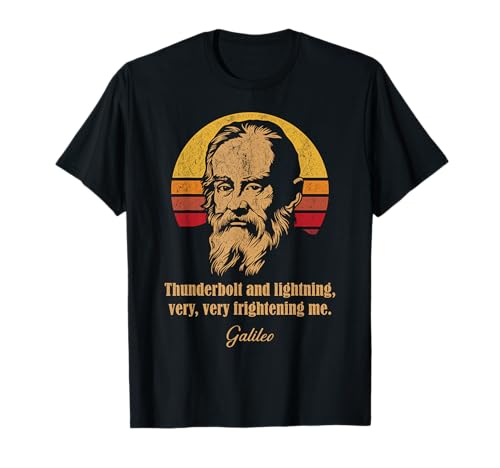 Thunderbolt and lightning Galileo Astronomy Meme T-Shirt T�V���c