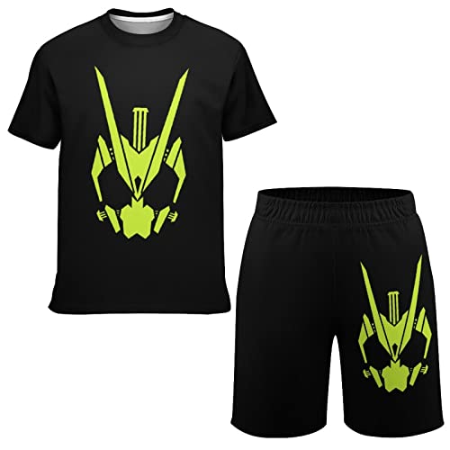 子供 仮面ライダー ゼロワン 半袖 Tシャツ ハーフパンツ 上下セット パジャマ トップス ショートパンツ 二点セット ジャージ キッズ 青少年 ジュニア 男の子 女の子 ボーイズ 小学生 カジュアル 肌着 普段着 運動服 夏服 130-170cm