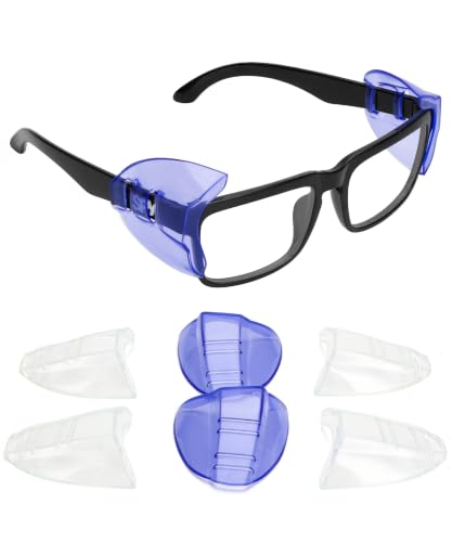 UNCO- Safety Side Shields for Glasses, 6 pcs, Eyeglass Side Shields
