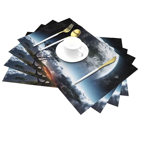 Sets de table antidérapants pour protéger de la chaleur lot 4 - 3
