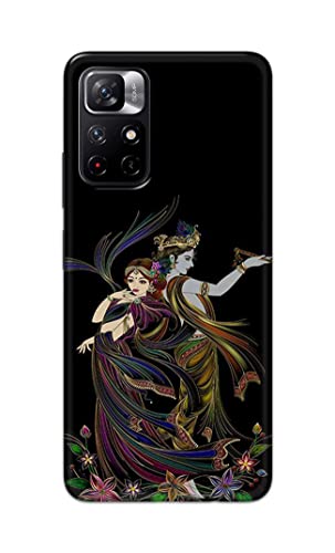 Image of Lord Radha and Krishna Hard Back Case Cover for Redmi Note 11T 5G / Poco M4 Pro 5G Back Cover -(J5) VNS2223