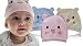 Premium 100% Cotton Soft and Durable Newborn Hat with Cute Animal Pattern, Hospital Hat Knit Beanie Perfect to Protect and Keep Warm and Confortable Your Newborn, Great Gift for a Baby Shower