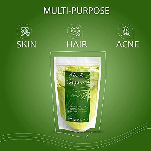 Huda Organics Qasil Powder Hair Shampoo Hair Mask DIY Shampoo Mask for Acne 5.3 Ounces