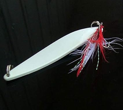 Ubersweet? Long S Spoon Lures Big Weight Meta L10g/15g/20g/25g/30g HardTreble with 2PCS : 25g Luminous