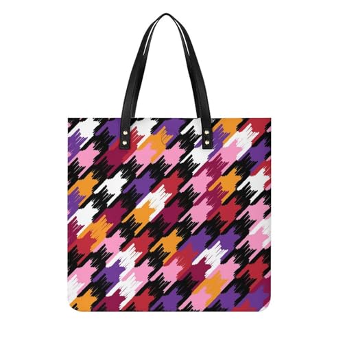 Sac à main shopper femmes grand tote bag imprimé couleur abstrait sac à bandoulière de voyage