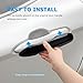 DLOVEG Upgraded Snap-on Door Handle Cover Compatible for 2018-2023 2024 2025 Toyota Camry Accessories No Adhesive Door Handle Protectors for 2020-2024 2025 Corolla 2020-2025 Venza Glossy Black