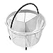 Stainless Steel Steamer Basket Divider Insert Accessory for Instant Pot 6 Qt, Must have Kitchen Accessories for Steaming Vegetables, Fruit and Eggs(DIVIDER)