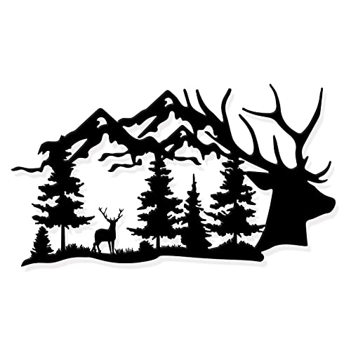 INFUNLY Décor de Cerf Mural Cover