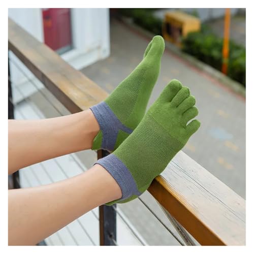 Calcetines de 5 dedos de algodón transpirable para deporte pack de 3 pares 6