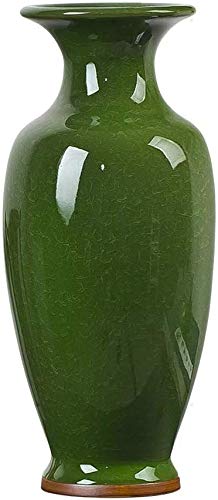 Vase en céramique MU vert pour sublimer un salon terne avec un arrangement de fleurs