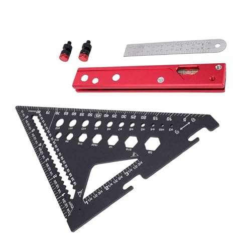 Escuadra portátil de aleación de aluminio para carpintería miniatura 7