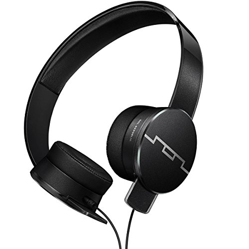 SOL REPUBLIC Tracks HD2 On-Ear Headphones – Noise Isolation, Cable with Mic + 3 button Remote, Virtually indestructible, Lightweight, Carrying Case, SOL-HP1251BK Black