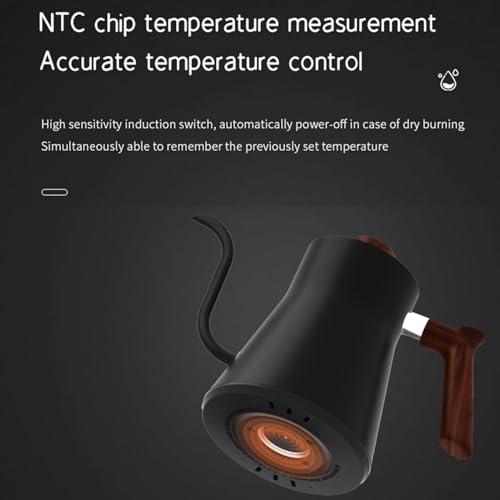 Hervidor eléctrico con control de temperatura y acero inoxidable miniatura 4
