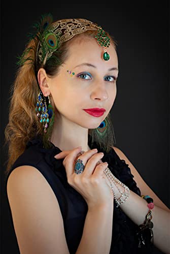 30Pcs 10-12 Inch Peacock Feathers Decoration Crafts Bulk Multicolored Natural Peacock Feathers For Diy Craft, Easter Decoration Flower Arrangement And Home Decoration #TOP5